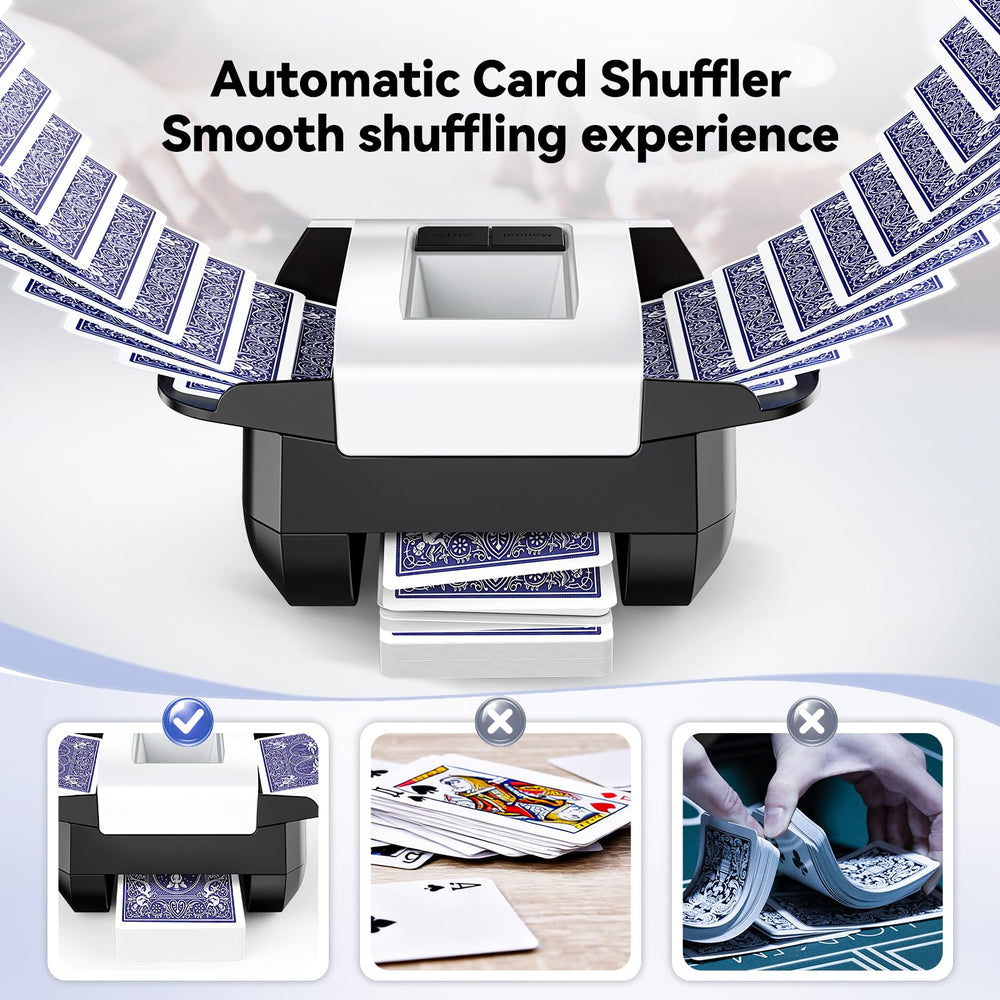 XPAW Shuffler performs one-press shuffle for hands-free gameplay