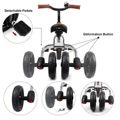 XPIY tricycle easy assembly and folding for quick setup.