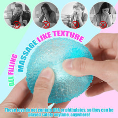 XPQKDC green front-view stress ball helps relieve tension at work