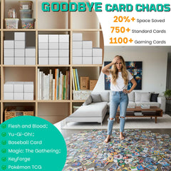XRACV dividers labeling system helps organize cards quickly.