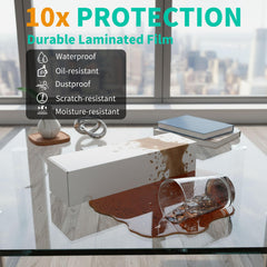 XRACV protective film shields from humidity and spills.