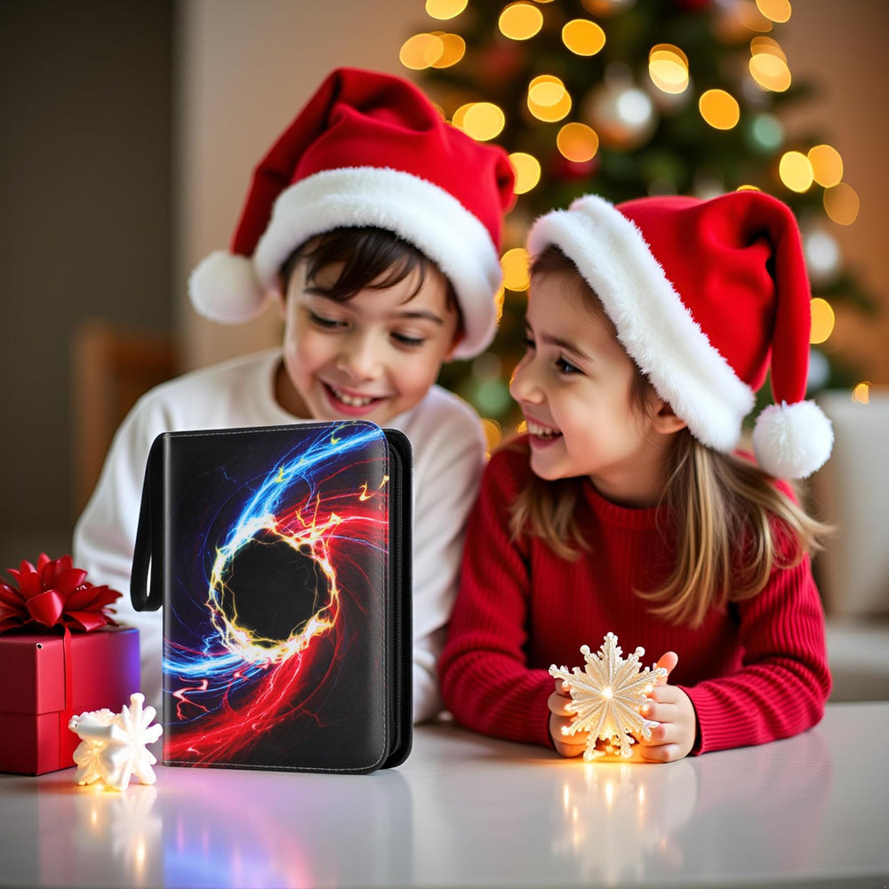 XSHNUO Card Binder zipper and wrist strap enable secure, portable carrying.