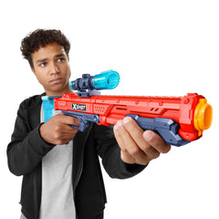 Includes 16 soft foam darts for quick reloads and extended battles.