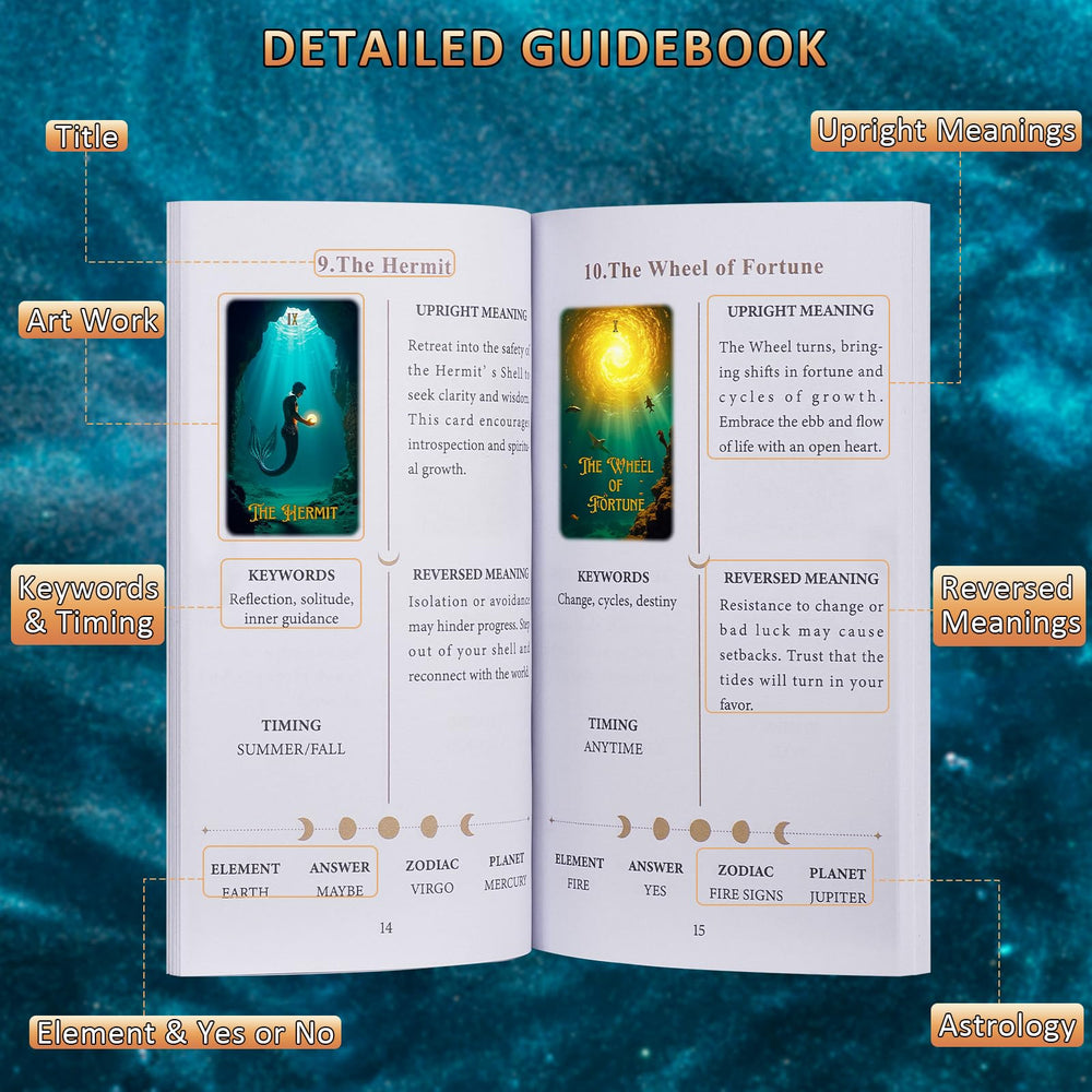 XSYLOHXL standard size cards fit comfortably in hand during readings