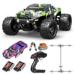 X-TMAGA all-terrain 1:18 RC car tackling rugged ground for outdoor fun