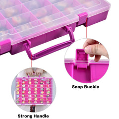 Xuerdon durable plastic display case protects mini figures with easy cleaning.