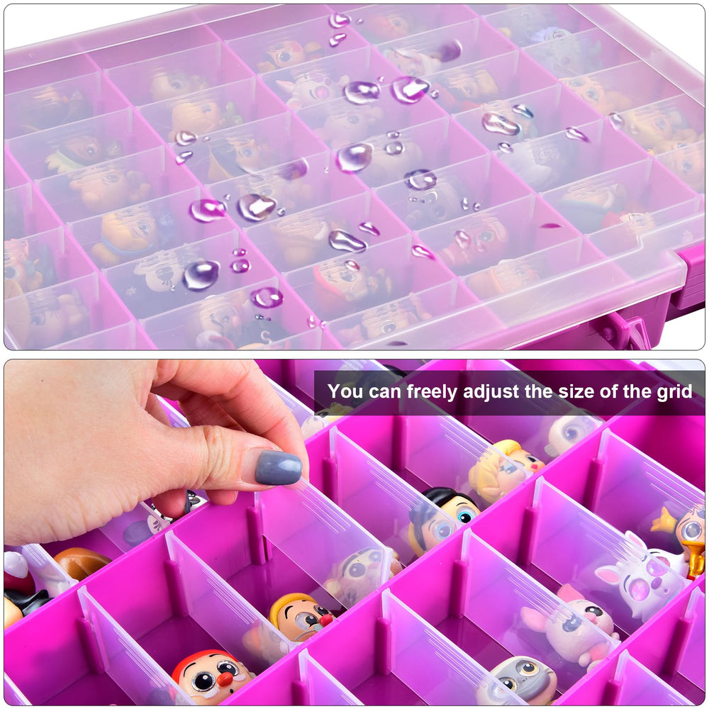 Xuerdon transparent display case allows contents to be seen clearly from outside.