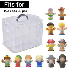 Xuerdon Fisher-Price Little People case side view showing detachable layers