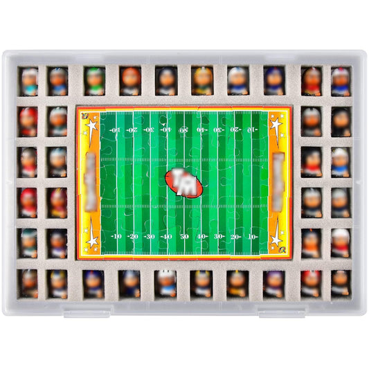 Xuerdon Toys Collector Box for Teenymates case in white, clear display for organized figures