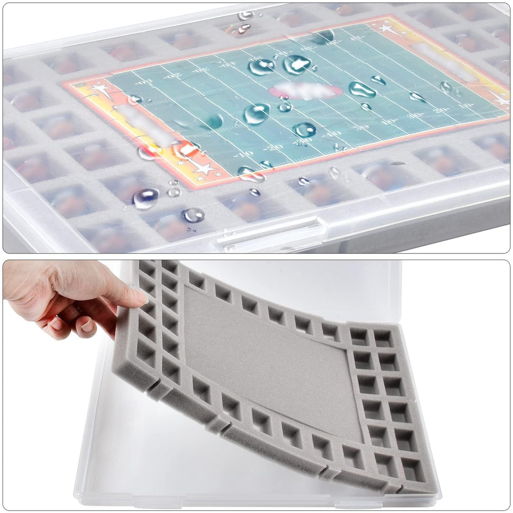 Transparent display cabinet shows Teenymates clearly in the Xuerdon organizer