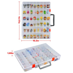 Xuerdon transparent viewing panel allows viewing without unboxing figures.