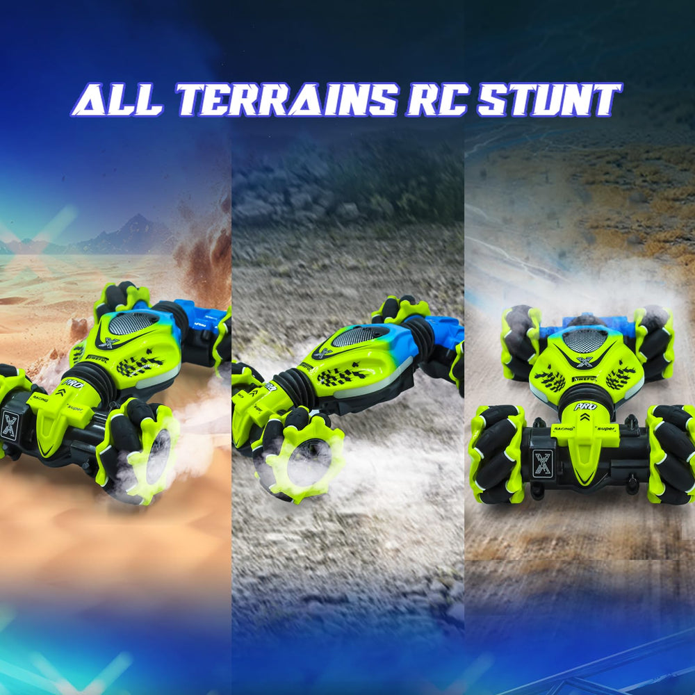 XUERENTECH Gesture RC Car performing 360 degree spin stunt