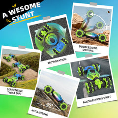 XUERENTECH Gesture Sensing RC car transforms from road to off-road play.