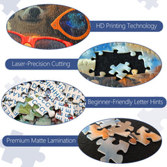 XURLEQ Dog Selfie Puzzle dog art detail highlights charm for focused assembly
