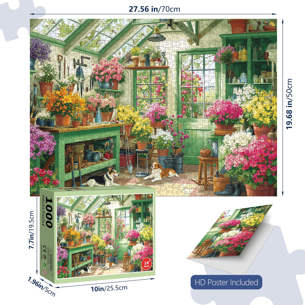 XURLEQ Garden Shed Puzzles laser-cut edges enable precise assembly and satisfying snaps.