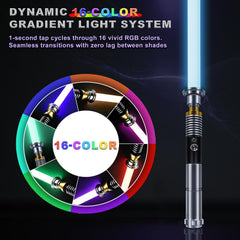 XUZ light saber shows 16 RGB colors for vivid effects