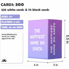 xvuzeqt Party Board Card Game contents: 300 cards for limitless social moments.