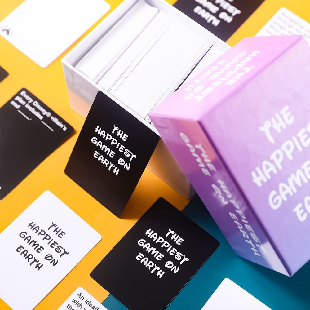 xvuzeqt Party Board Card Game instruction card shows simple rules for fast start.