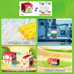 XWSG durable magnetic cubes with vibrant prints support frequent building sessions.