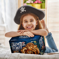 XX Jumbo Pirate Dig Kit mini treasure chest for storing found items