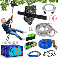 XXBEN zipline trolley pulley for smooth backyard glides