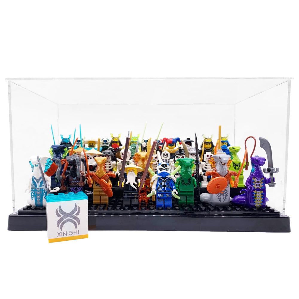XXINSHI transparent case can be desktop or wall-mounted for flexible setup.