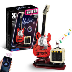 XYDongtong guitar-building set in action for creative play.