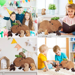 XYHQYB capybara plush set is ideal for kids to explore games.
