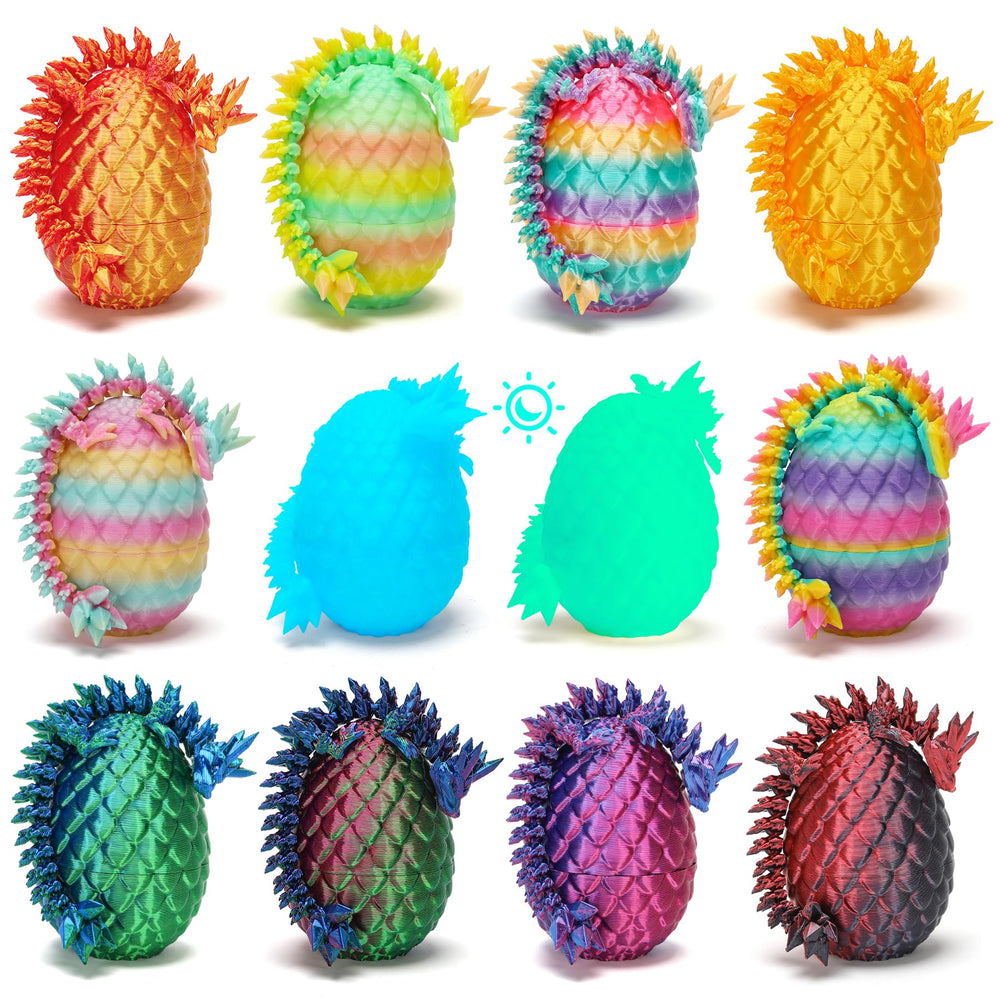 XYICLZU dragon eggs with inside dragon—intricate scales for striking display decor