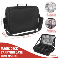Xykzra card deck bag bottom dividers for customizable partitions