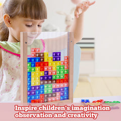 Xylolin tangram blocks create patterns to boost creativity