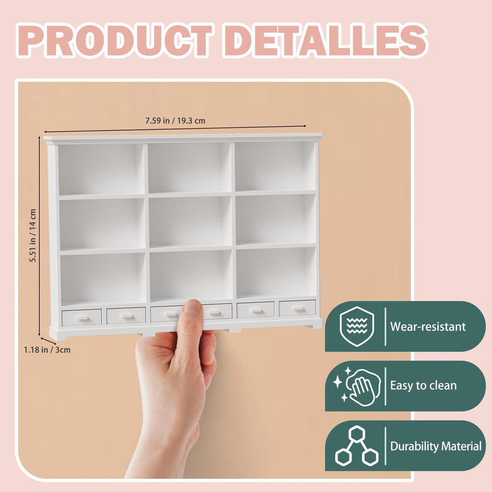 XYMTOY dollhouse bookshelf miniature books arrangement for creative storytelling