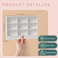 XYMTOY dollhouse bookshelf miniature books arrangement for creative storytelling