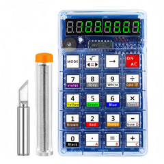 XYTJDZSM soldering kit with 7-digit LED display for hands-on learning.
