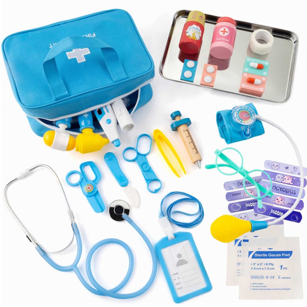 XZZO Doctor Kit thermometer for pretend temperature checks.