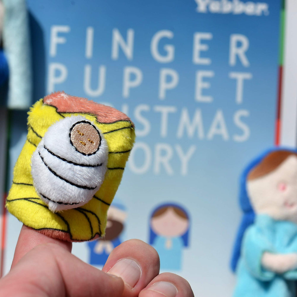Yabber Nativity Mary puppet to animate biblical scenes and family reading