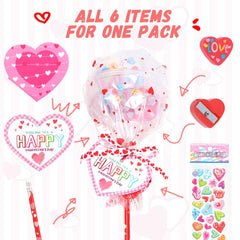 Yaeyia stationery kit in candy-inspired container offers quick party favors.