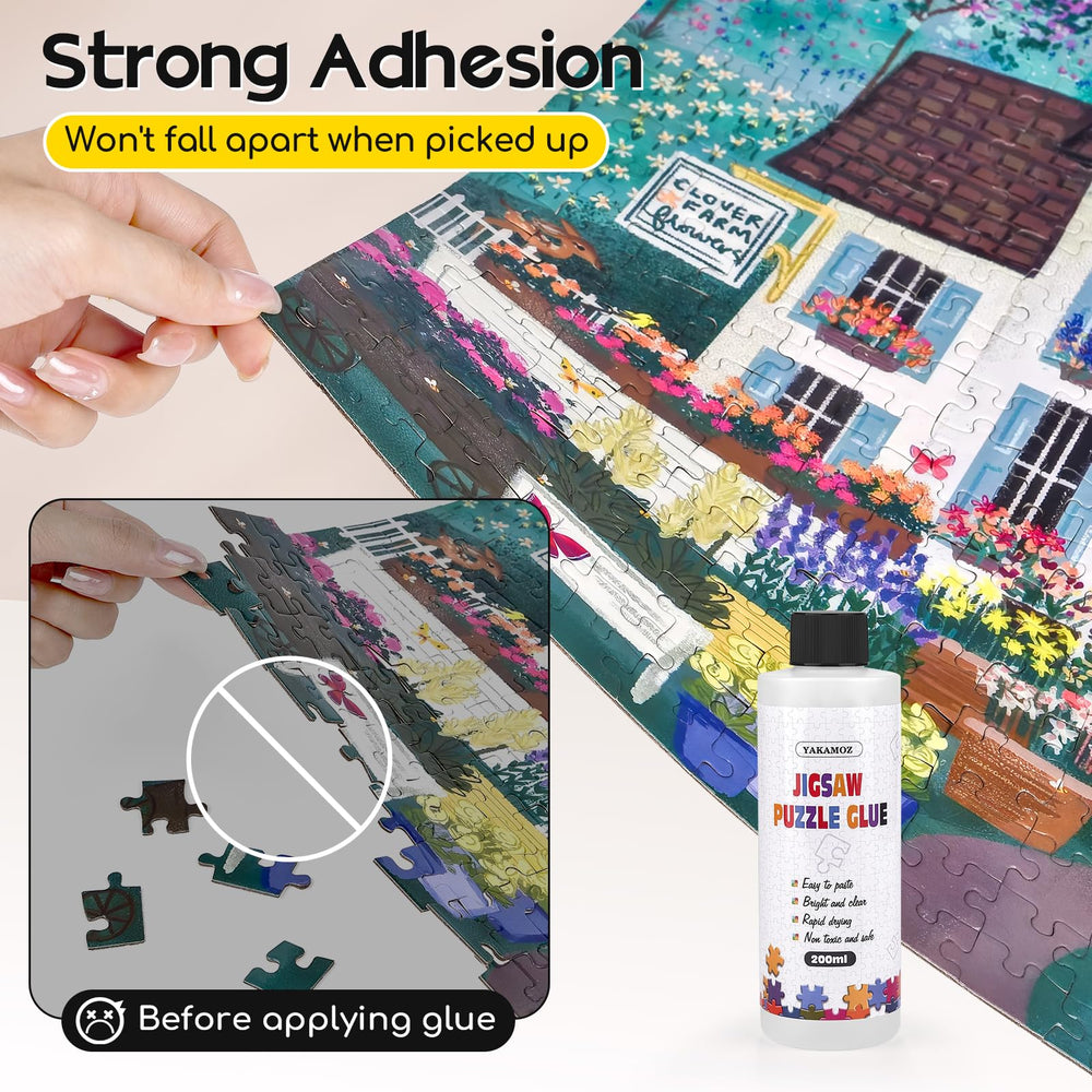 YAKAMOZ packaging box for organized puzzle glue storage