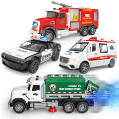 Yalujumb police car emergency toy with realistic lights for imaginative play.