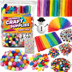 Yameer craft kit box open with all-in-one art supplies for kids' projects