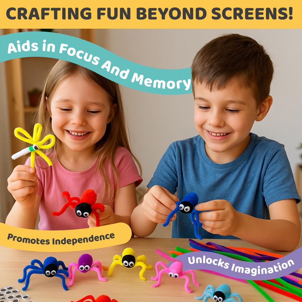 Yameer glue sticks and tape included for secure, mess-free crafts