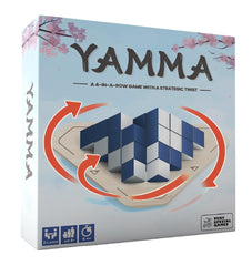 Yamma 4-in-a-row rotating board in action for dynamic strategy