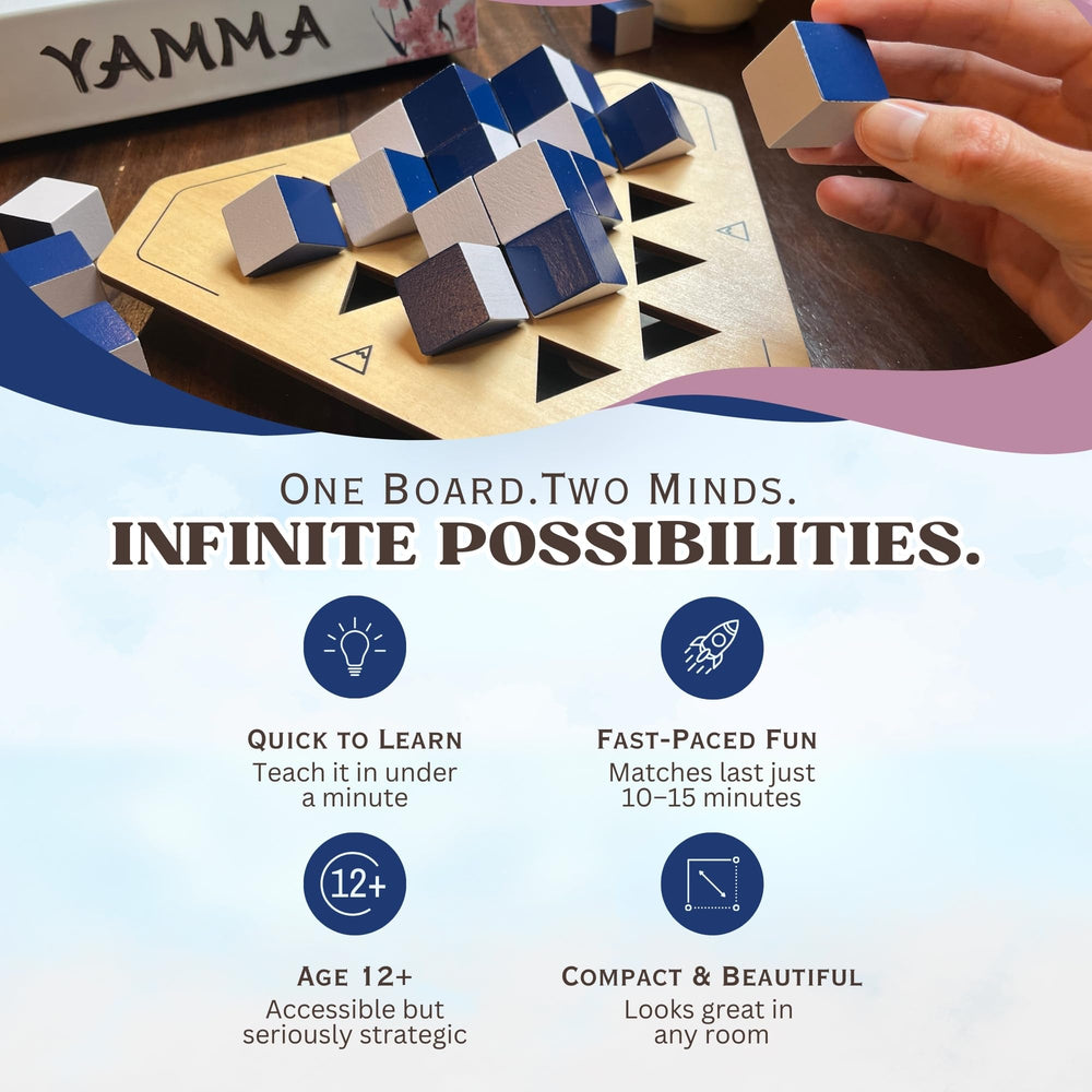 Two players setting up a Yamma match