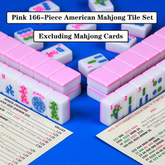 YANMEIYA 166-tile set includes dragons, winds, flowers, jokers, and blanks