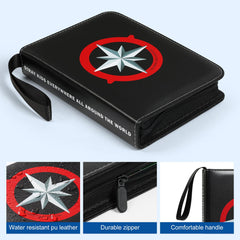 Yanmzmin Stray Photocards Binder zipper sleeves keep cards secure during transport.