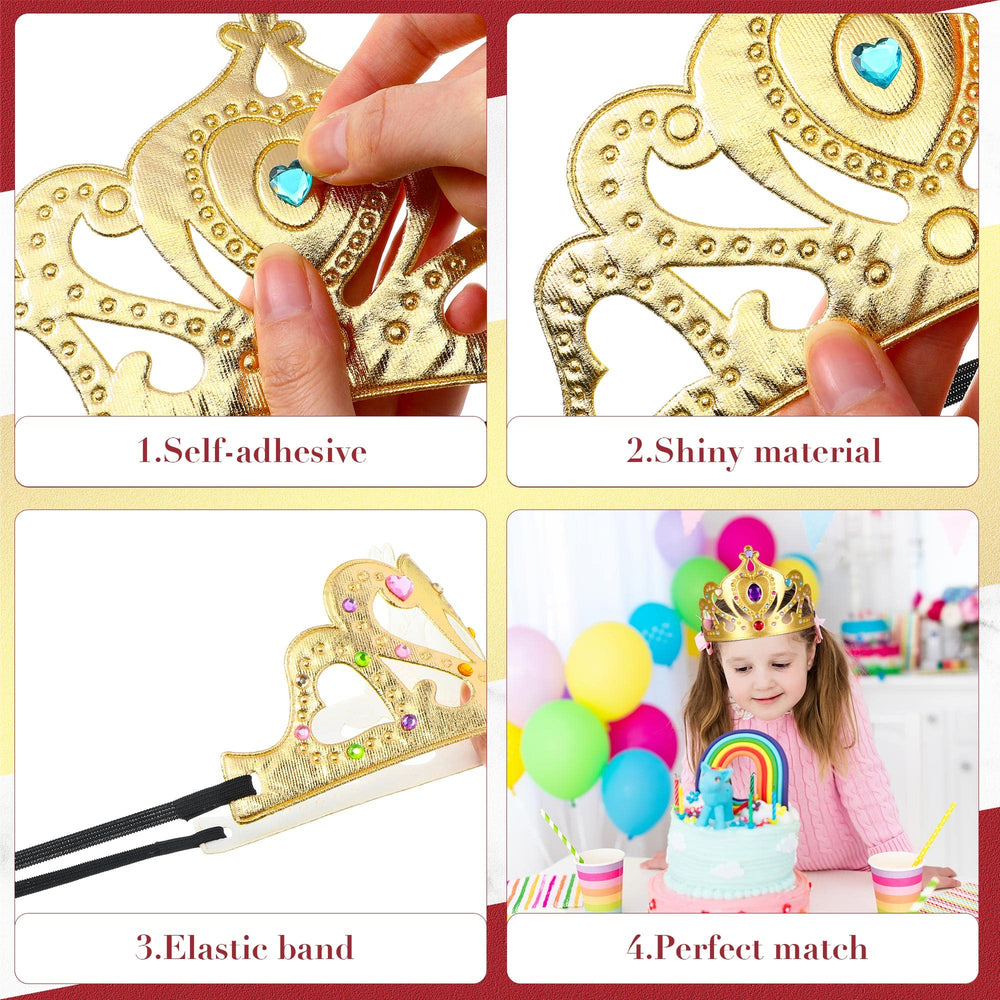 Yaomiao adjustable crowns fit most kids for ages 3 and up.