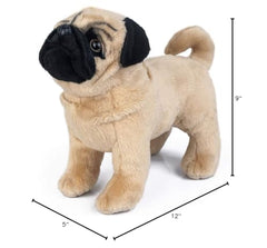 YaoSen pug plush travel-friendly companion for kids