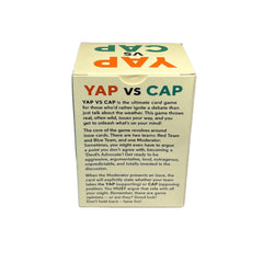 YAP vs CAP dynamic debate format keeps players on their toes.