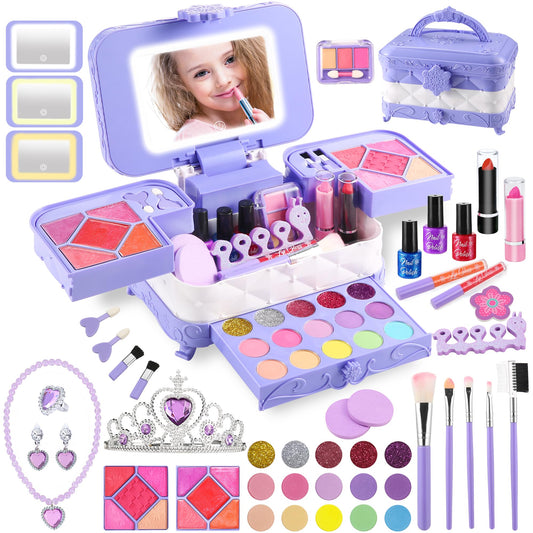 YasinKidz 59in1 kids makeup kit contents for imaginative play and color exploration.