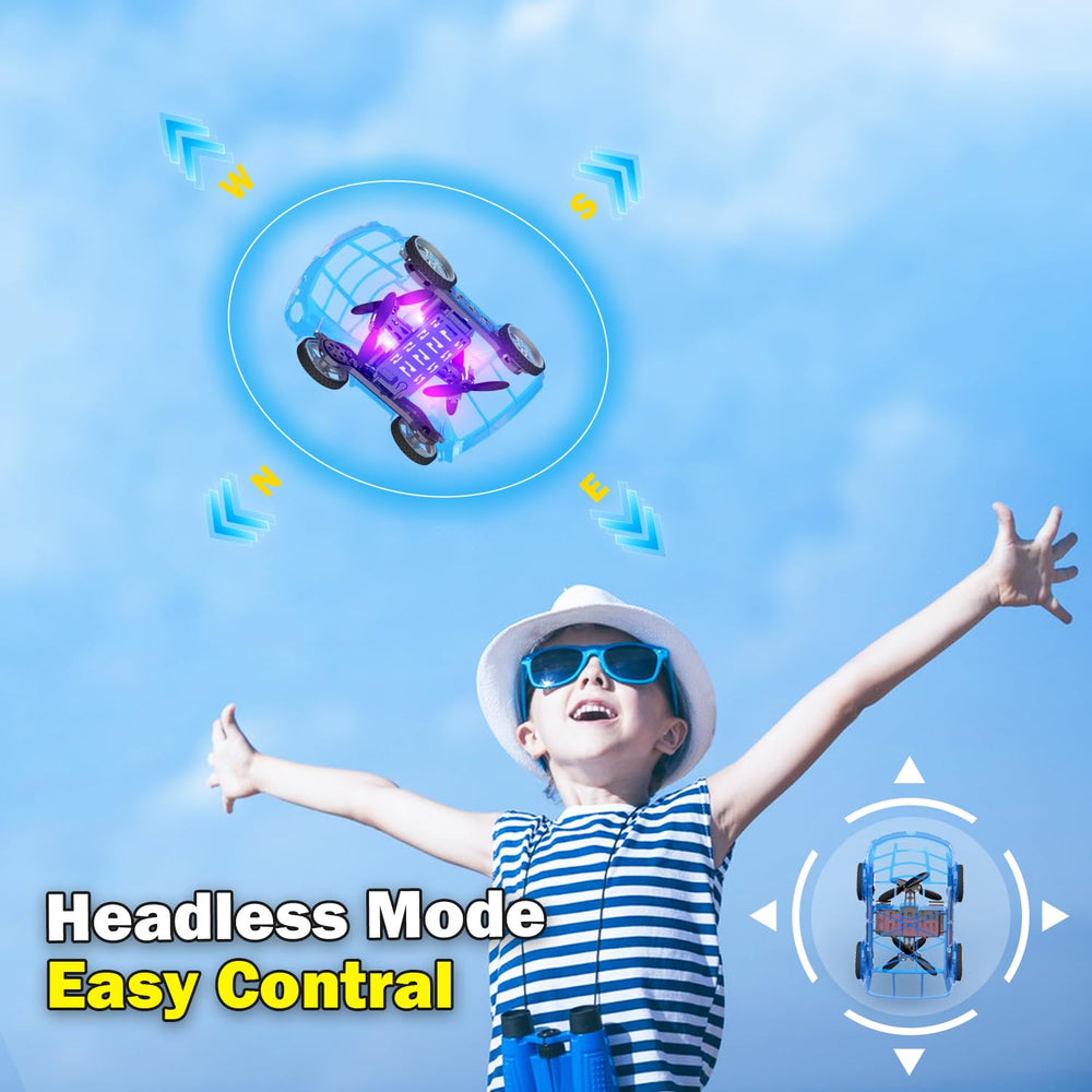 Yasola remote control with 2.4G tech provides easy car and drone modes.